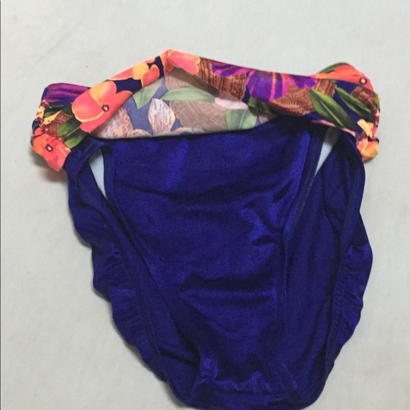 Jantzen Bikini Set Swimsuit Swimwear Floral Retro - Picture 3 of 8